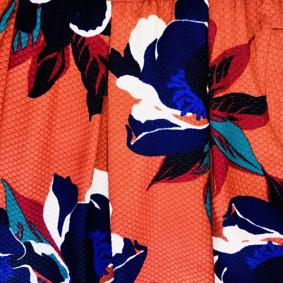 ANTHROPOLOGIE MAEVE Skirt sz US 2 / XS Floral Rust Boho Whimsical - Picture 8 of 11